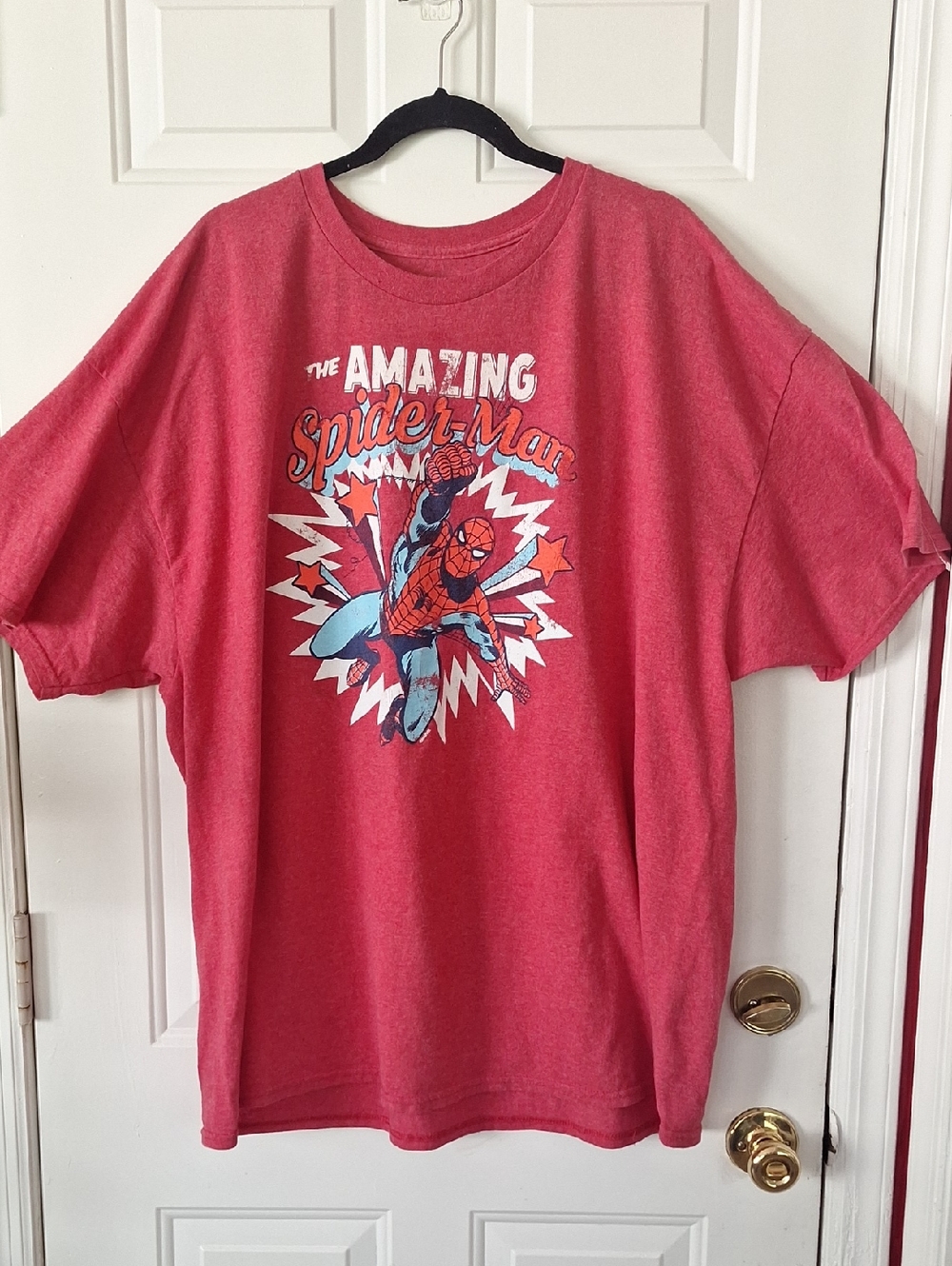Marvel Red The Amazing Spider-Man Graphic Short Sleeve Tee